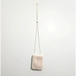 Natures Collection Copenhagen Light Pink Gwen Phonebag Sheepskin Crossbody Bag